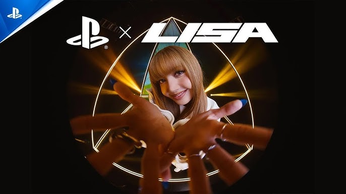 kolaborasi Lisa dengan PlayStation - sumber foto Youtube