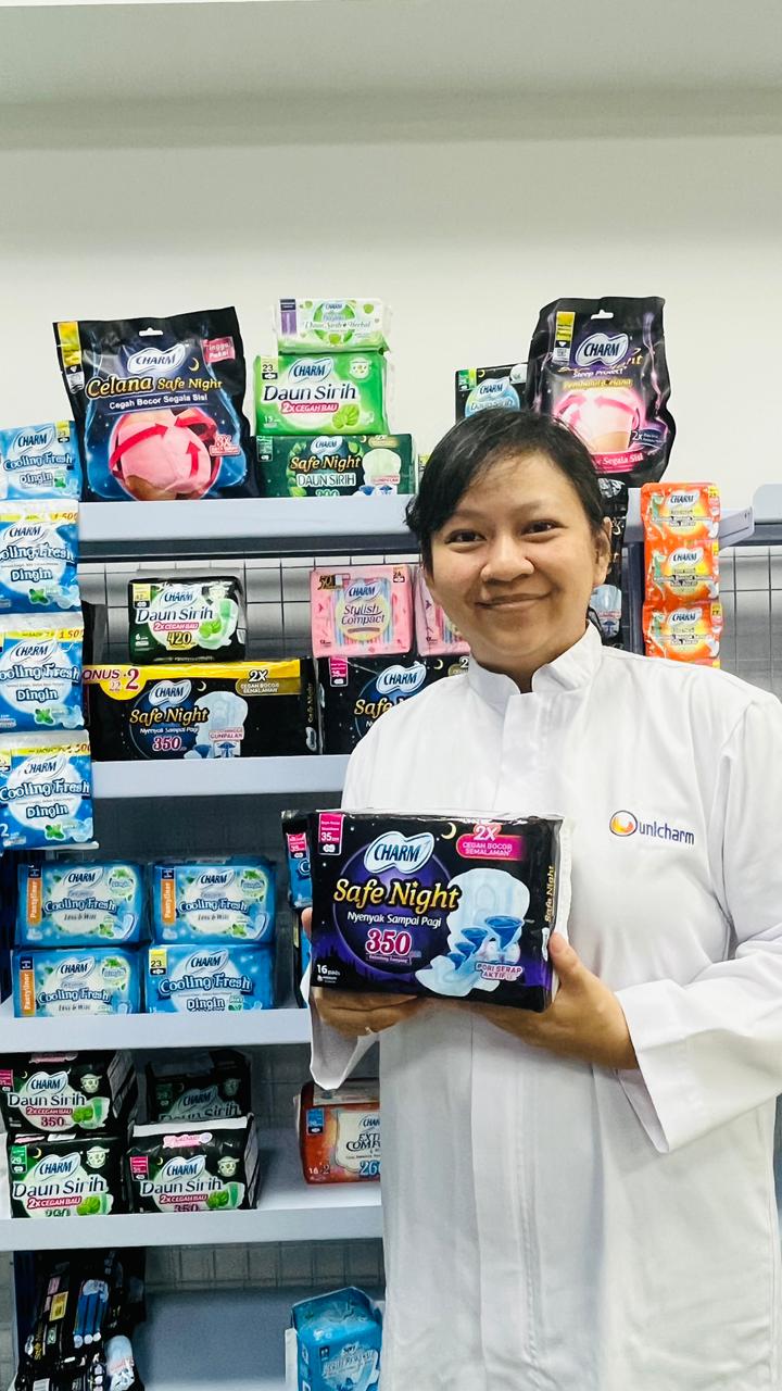 Yulia Kristina Divisi Research & Development (R&D) Manajer R&D Unicharm - Sumber foto Unicharm