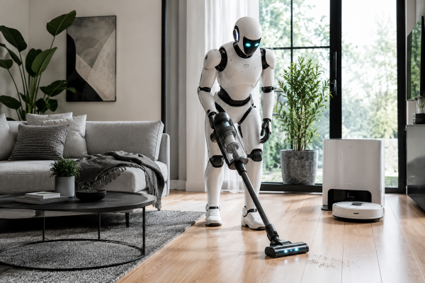 home robot untuk rumah modern