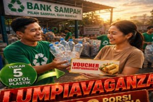 pembagian 10000 lumpia semarang hut 479 umkm lumpiavaganza 2026