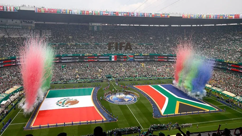 Kemeriahan pembukaan Piala Dunia 2026 di Meksiko (Image: BBC)