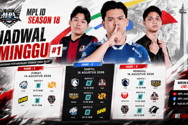 H-2 MPL ID Season 18 dimulai jadwal laga pembuka