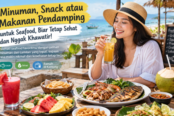 minuman sehat saat makan seafood