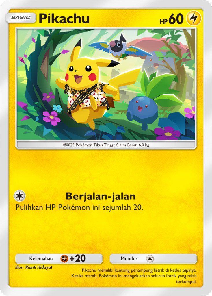Pikachu memakai Batik - sumber foto istimewa